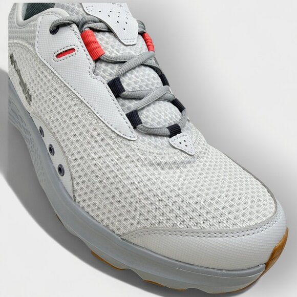 Columbia PFG Castback Men’s Shoes 13 Cirrus Grey/Sunset Red – Mesh Fishing - Picture 10 of 13